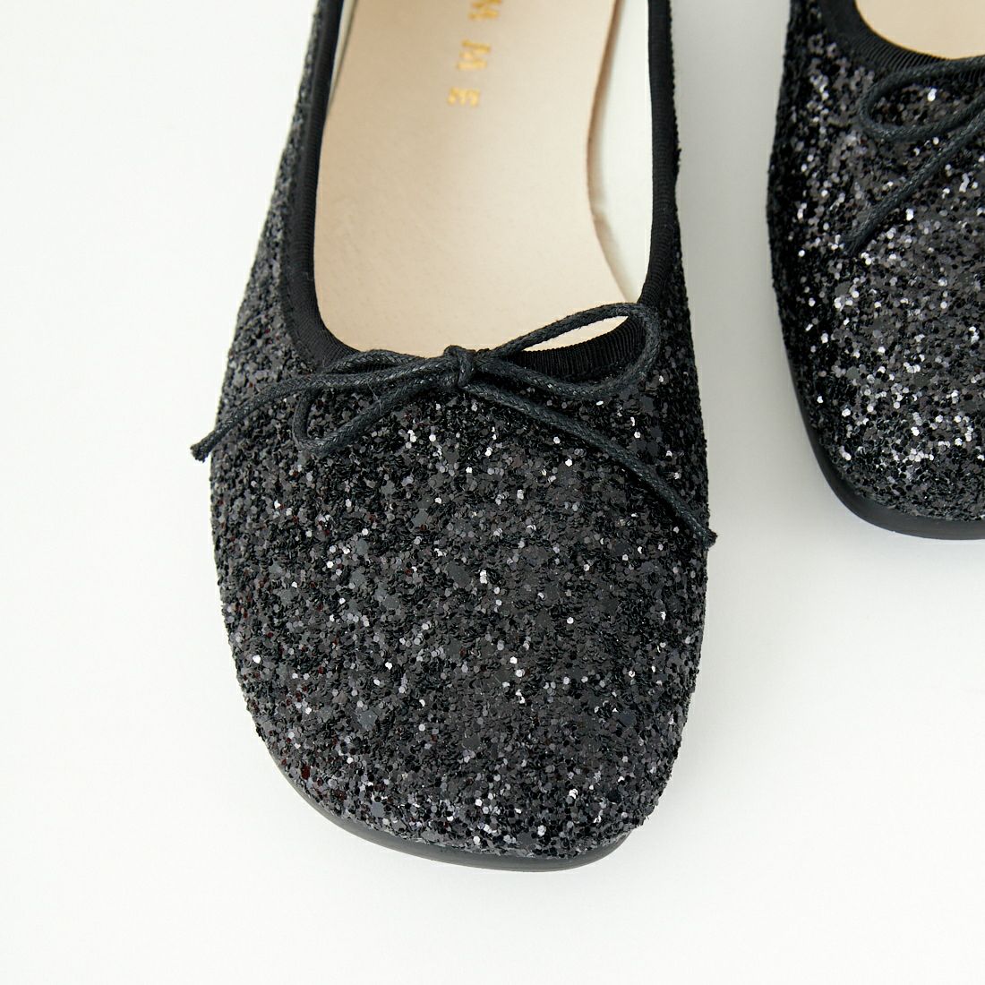 REMME [レメ] ビジューフラットシューズ [ZH-25S016-GL] BLACK