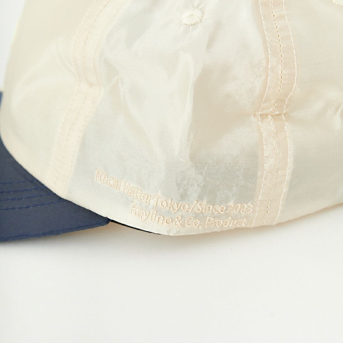 RACAL [ラカル] ベースボールキャップ [RL-25-015W] IVORY/NAVY