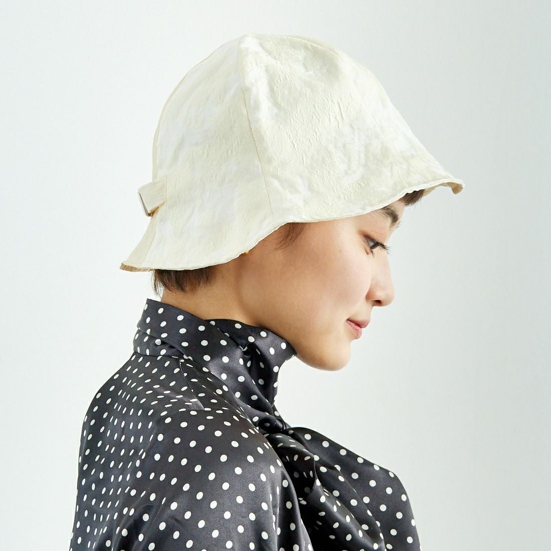 RACAL [ラカル] ジャガードチューリップハット [RL-25-017W] IVORY