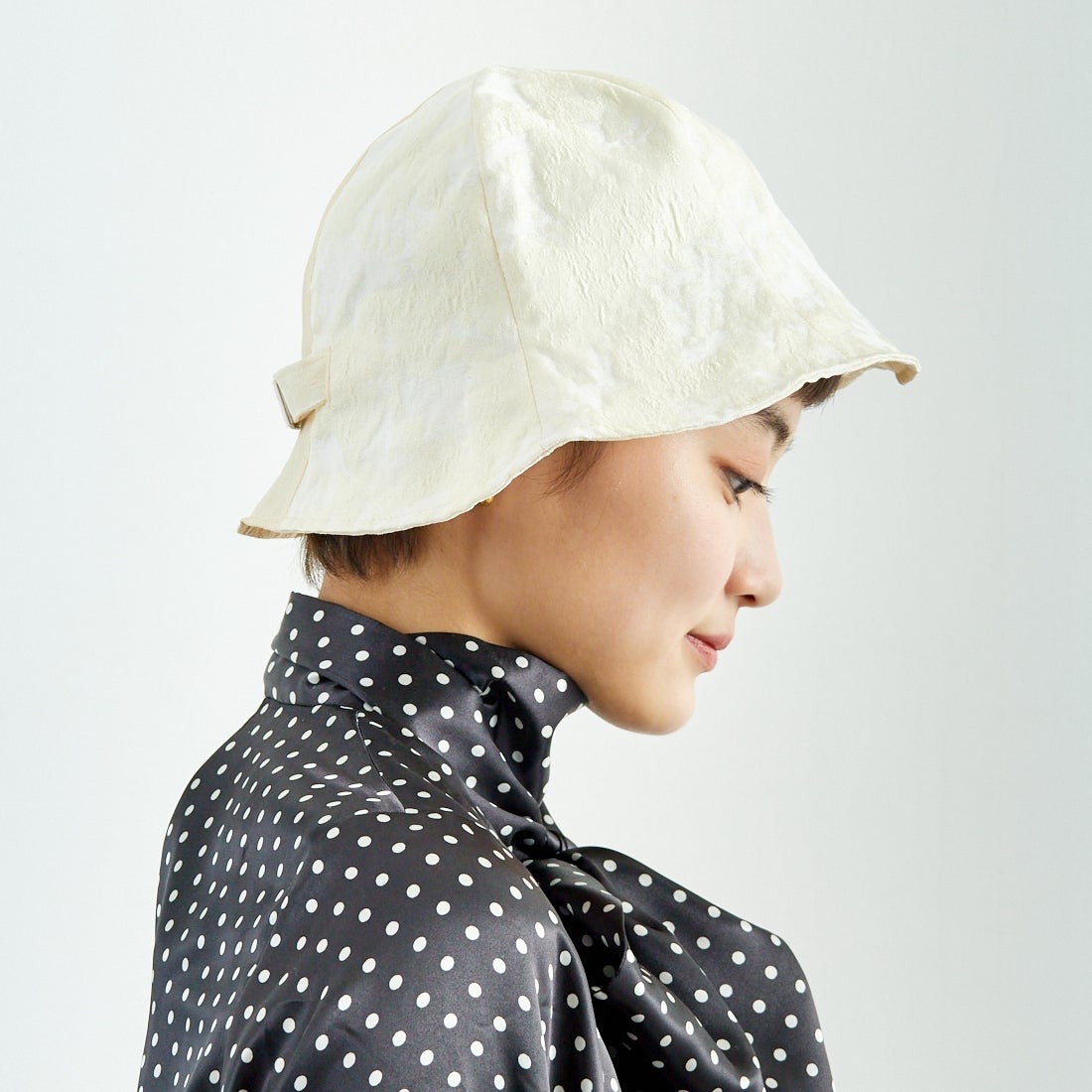 RACAL [ラカル] ジャガードチューリップハット [RL-25-017W] IVORY