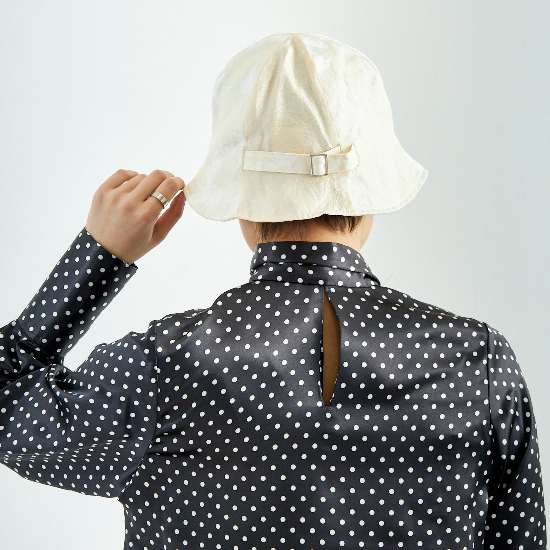 RACAL [ラカル] ジャガードチューリップハット [RL-25-017W] IVORY