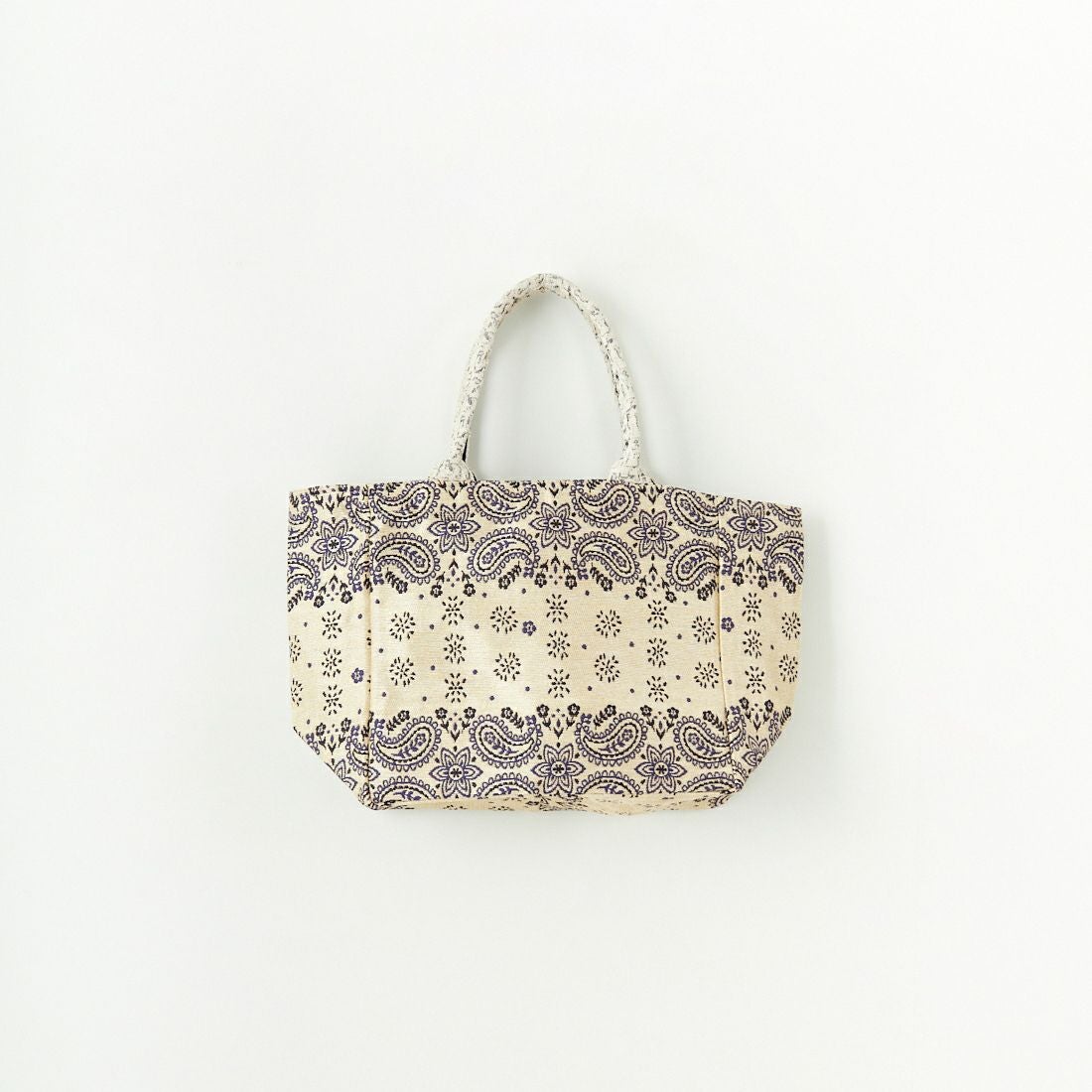 Bindu [ビンドゥー] ヴィンテージバンダナ ジャカードトートバッグ [BBB-2112] NAT/NAVY