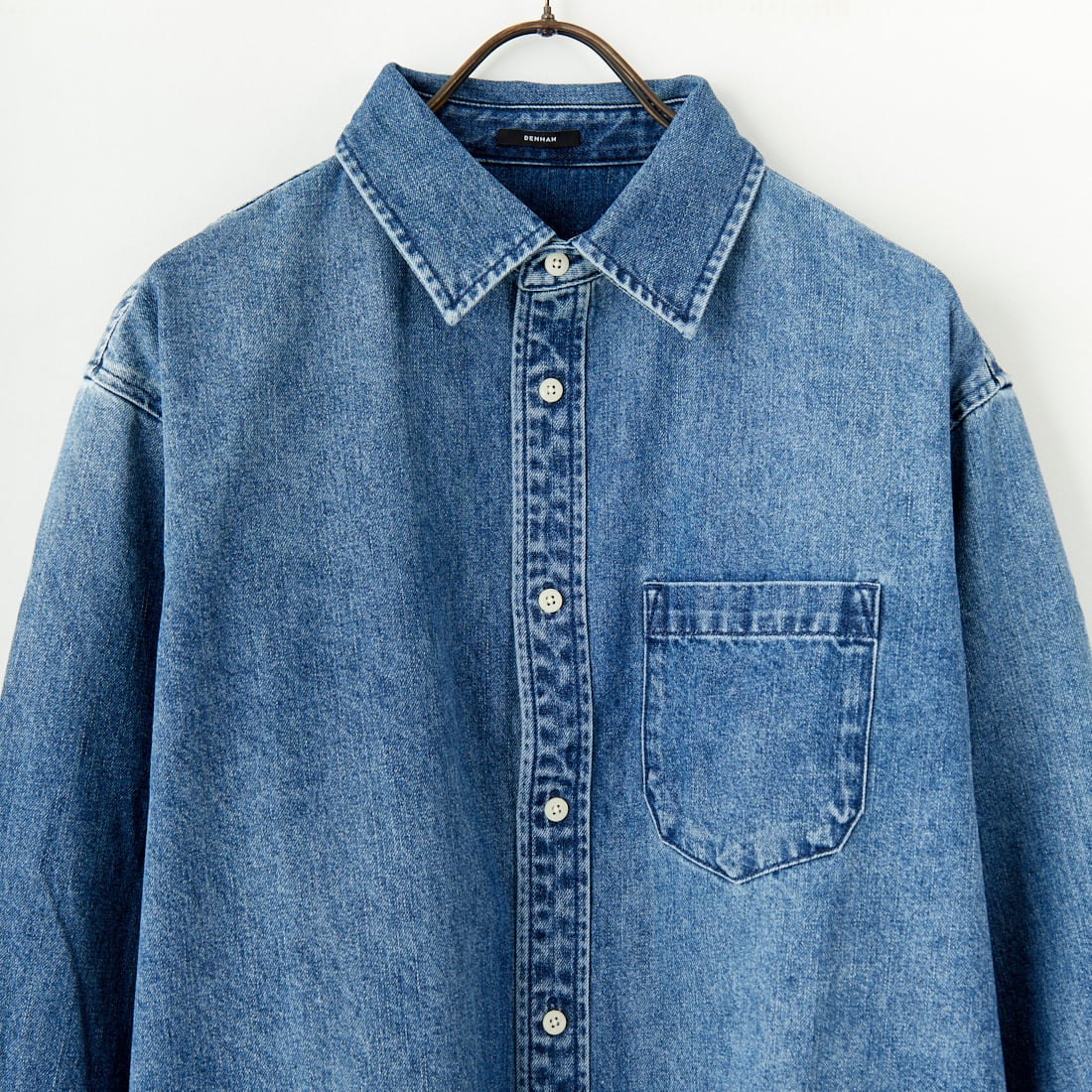 DENHAM [デンハム] NOAH デニムシャツ [NOAH-SHIRT-MSW] MID BLUE