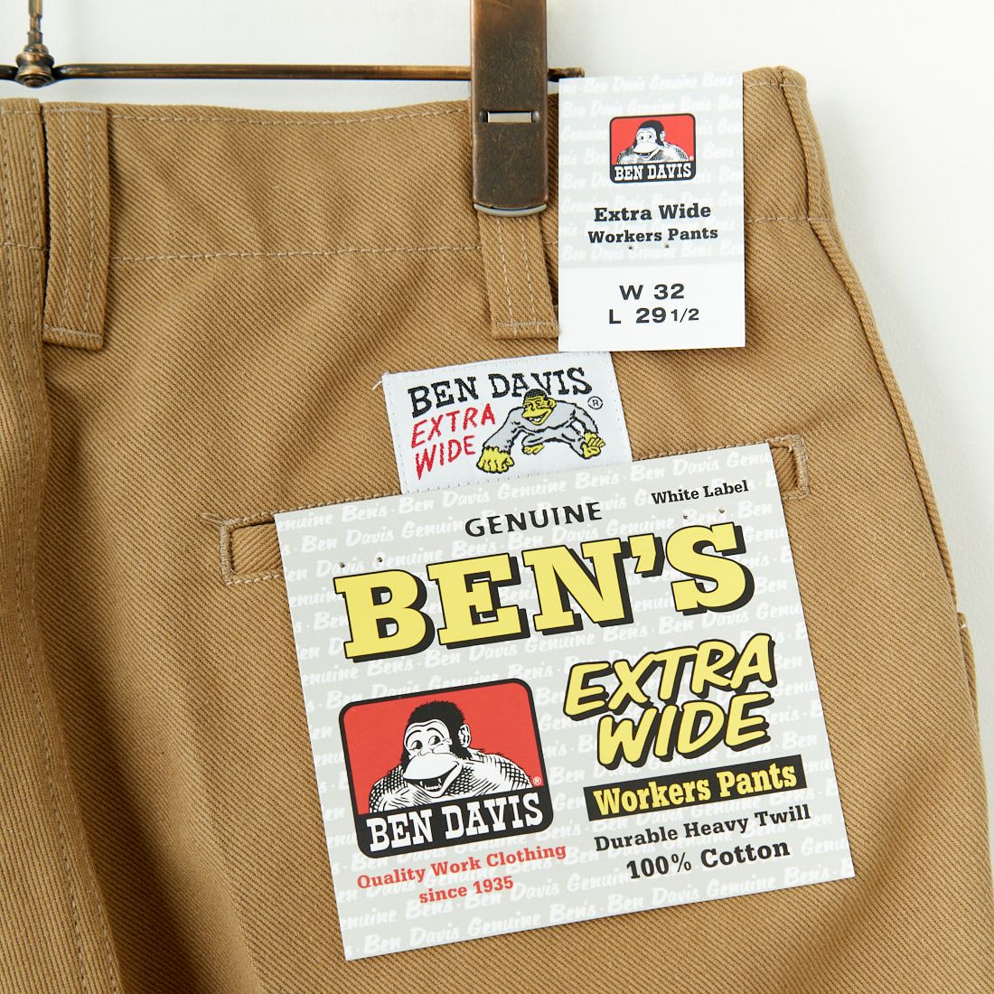 BEN DAVIS [ベンデイビス] エクストラ ワイドチノパンツ [T-23180009] 35 BEIGE