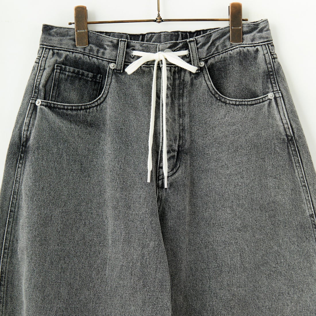 Noir Fabrik [ヌワールファブリック] カーブイージーデニムパンツ [NF-251-008] ACID BLK