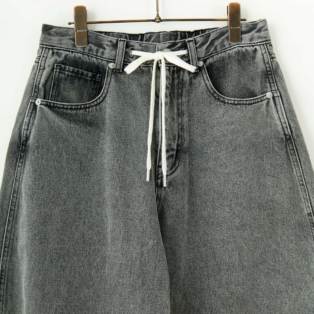 Noir Fabrik [ヌワールファブリック] カーブイージーデニムパンツ [NF-251-008] ACID BLK