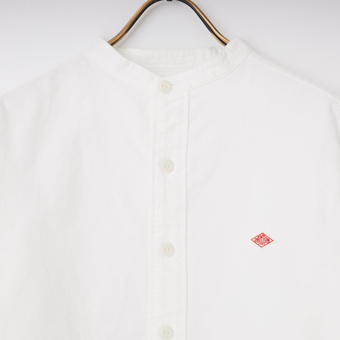 DANTON [ダントン] オックスフォード バンドカラーシャツ [DT-B0280SOX] WHITE