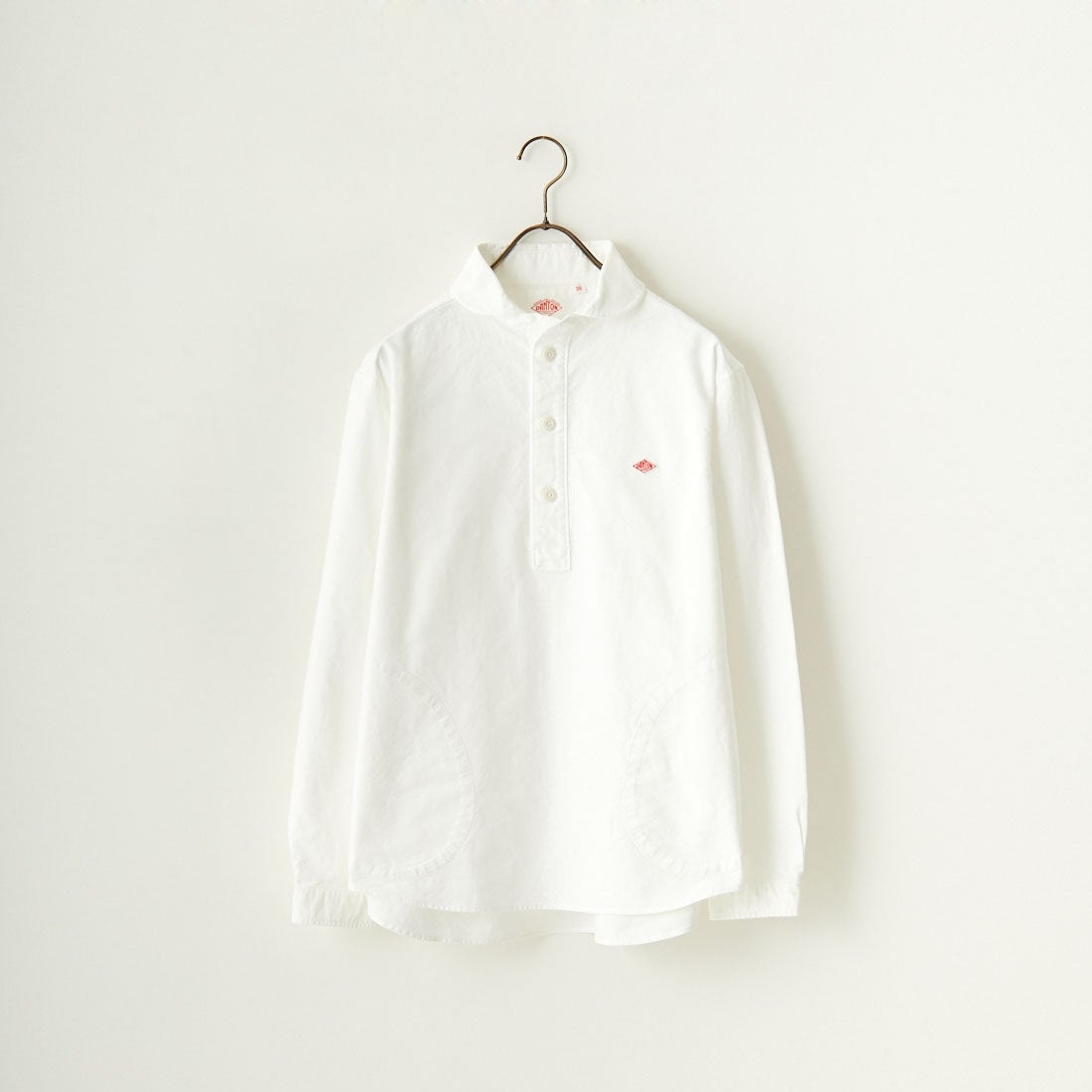 DANTON [ダントン] オックスフォード ラウンドカラーシャツ [DT-B0282SOX] WHITE