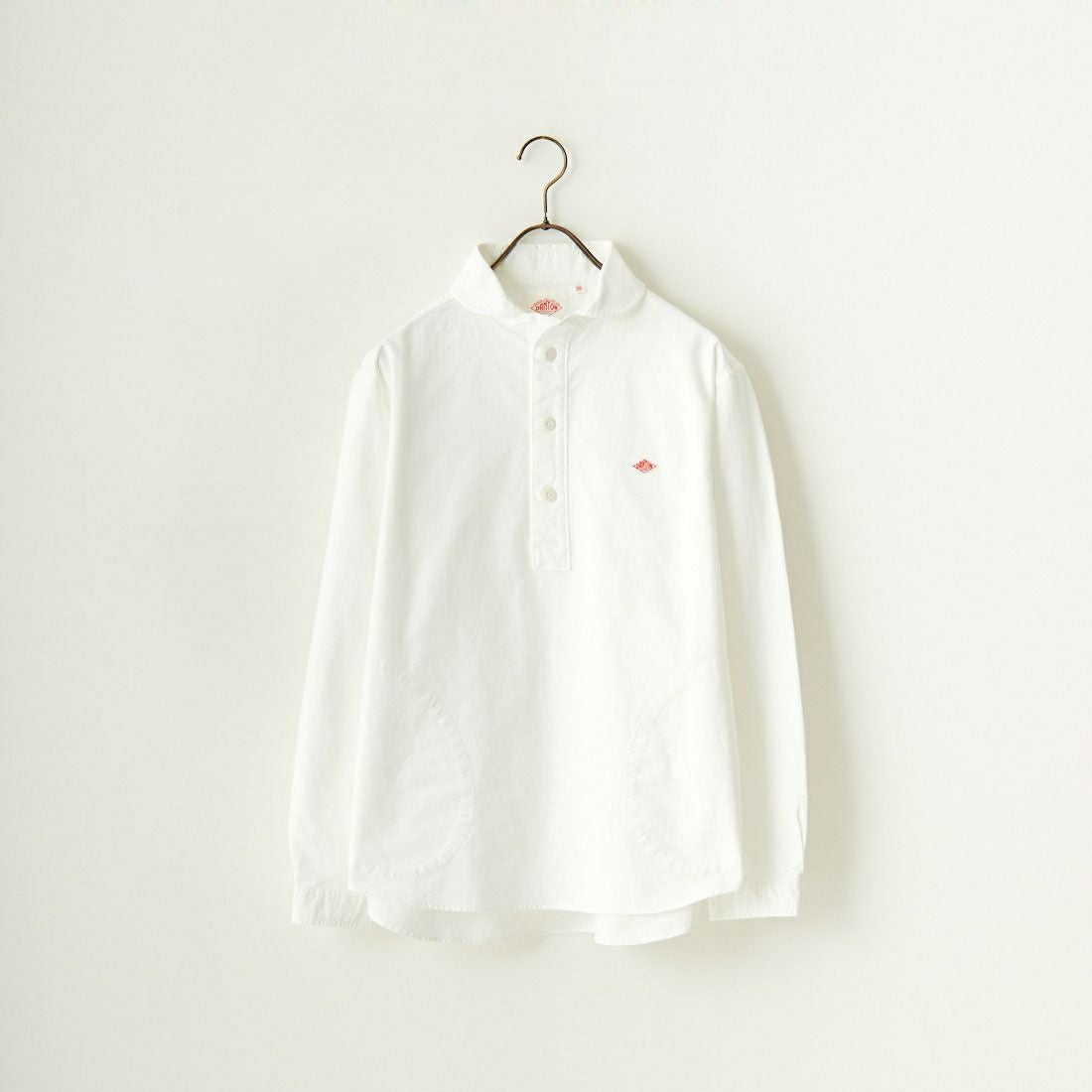 DANTON [ダントン] オックスフォード ラウンドカラーシャツ [DT-B0282SOX] WHITE