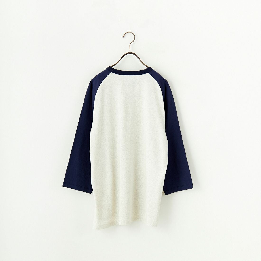 UNIVERSAL OVERALL [ユニバーサルオーバーオール] 別注 ラグランプリント7SLTシャツ SoneCarver [U2512210IN-JF] OAT/NVY