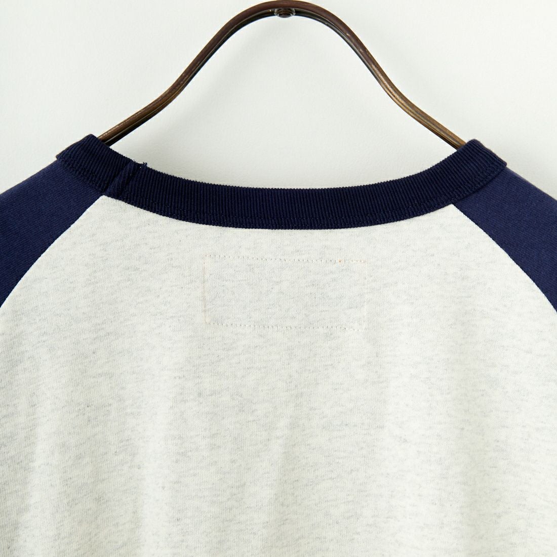 UNIVERSAL OVERALL [ユニバーサルオーバーオール] 別注 ラグランプリント7SLTシャツ SoneCarver [U2512210IN-JF] OAT/NVY