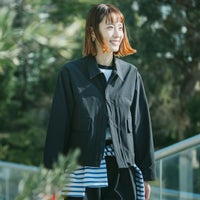 BLACK&&モデル身長：167cm 着用サイズ：F&&