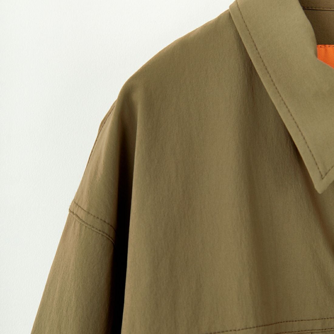 UNIVERSAL OVERALL [ユニバーサルオーバーオール] 別注 ストレッチナイロンシャツジャケット [U2512430IN-JF] OLIVE