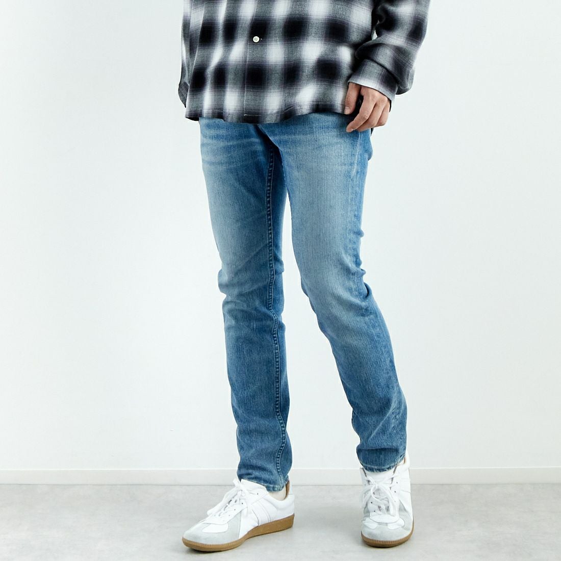 YANUK [ヤヌーク] PREMIUM2スリムテーパード VINCENT2 [57233002] PSX &&モデル身長：179cm 着用サイズ：29&&