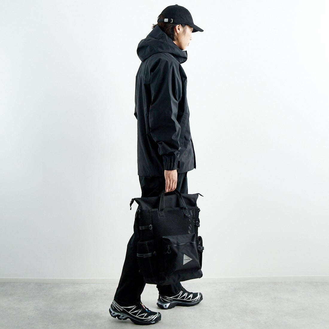 Goldwin [ゴールドウィン] パーテックス アンリミテッドツーレイヤージャケット [GL25142] BK &&モデル身長：179cm 着用サイズ：3&&