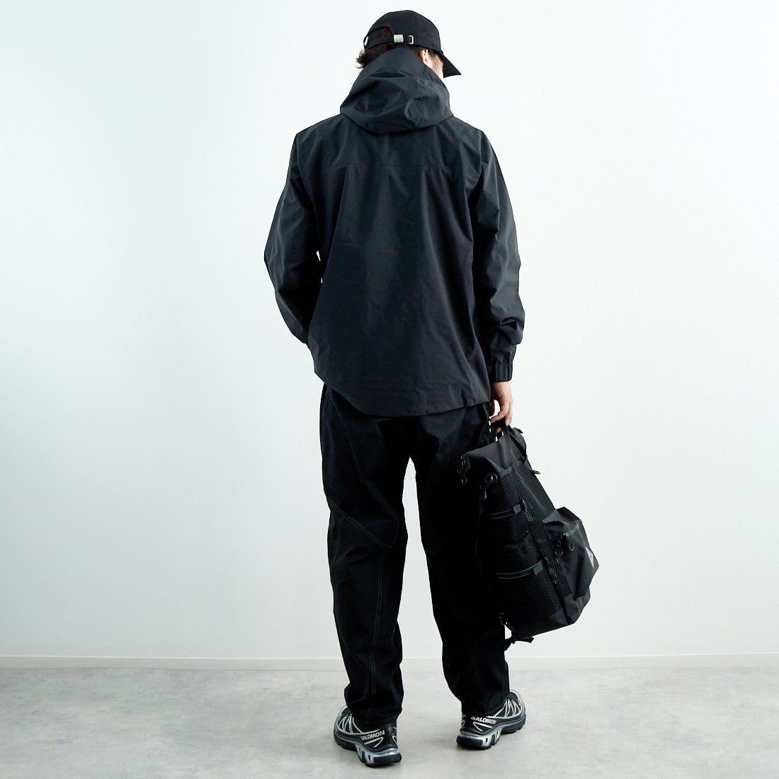 Goldwin [ゴールドウィン] パーテックス アンリミテッドツーレイヤージャケット [GL25142] BK &&モデル身長：179cm 着用サイズ：3&&