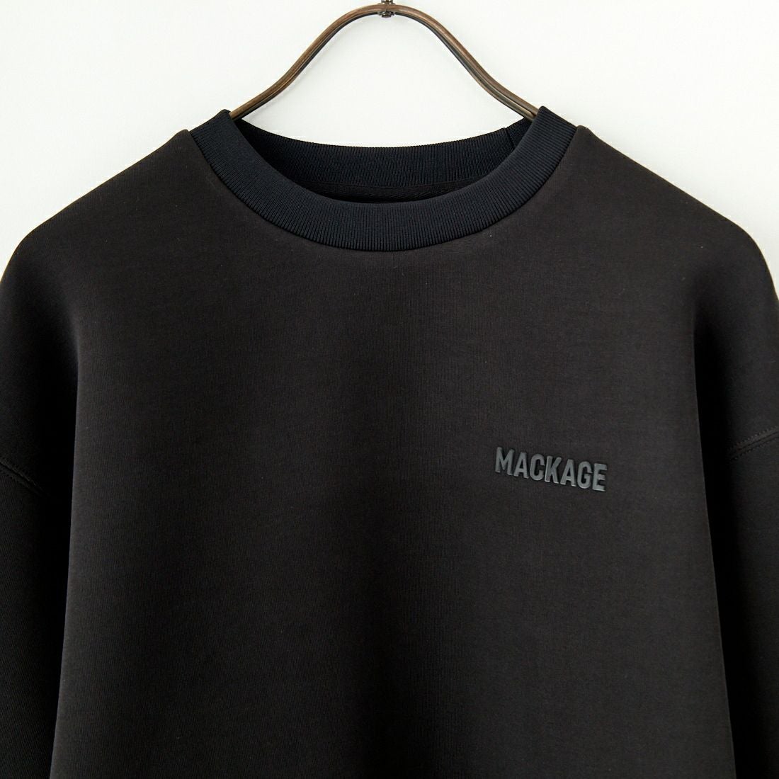 MACKAGE [マッカージュ] JULIAN クルーネックスウェット [10651701] BLACK