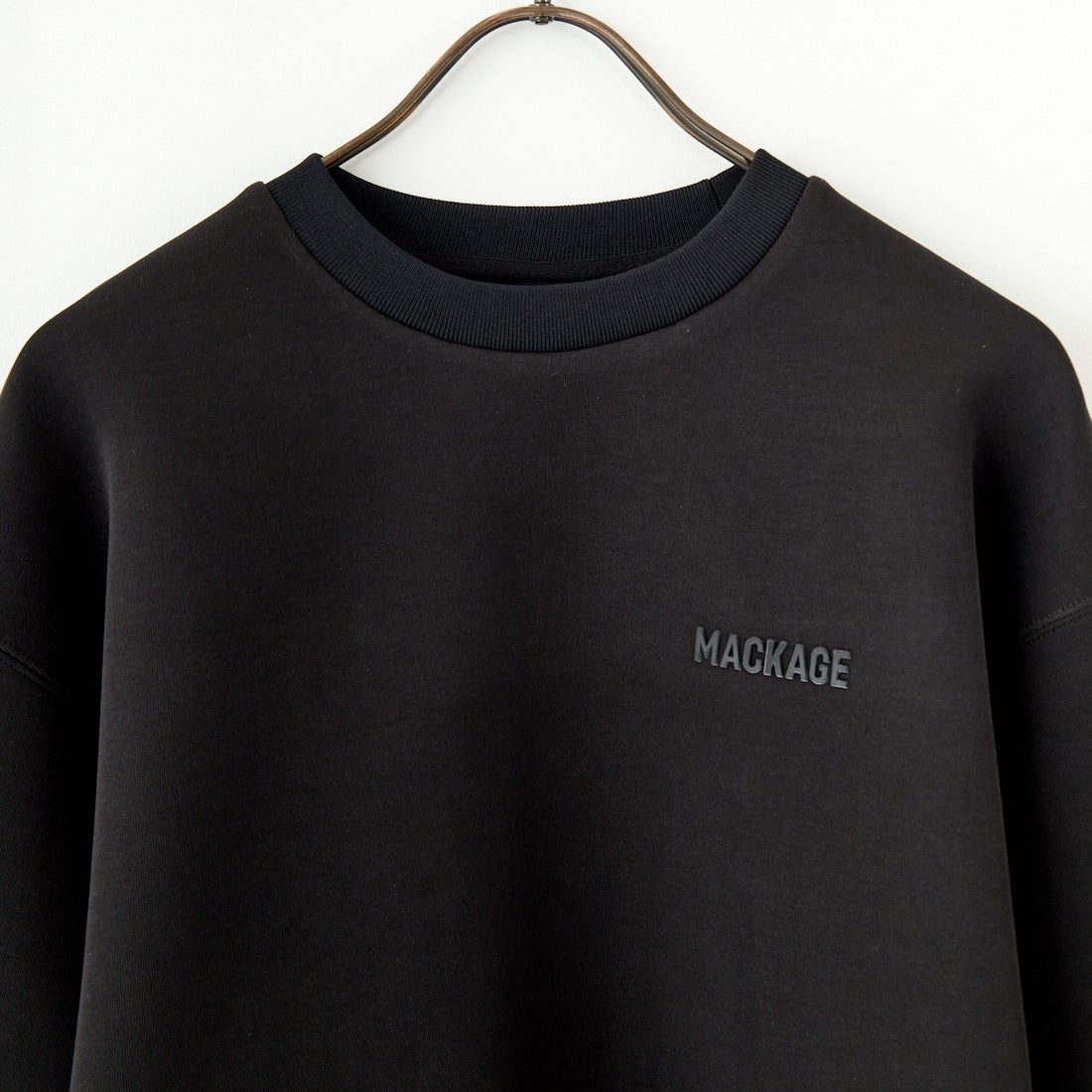 MACKAGE [マッカージュ] JULIAN クルーネックスウェット [10651701] BLACK