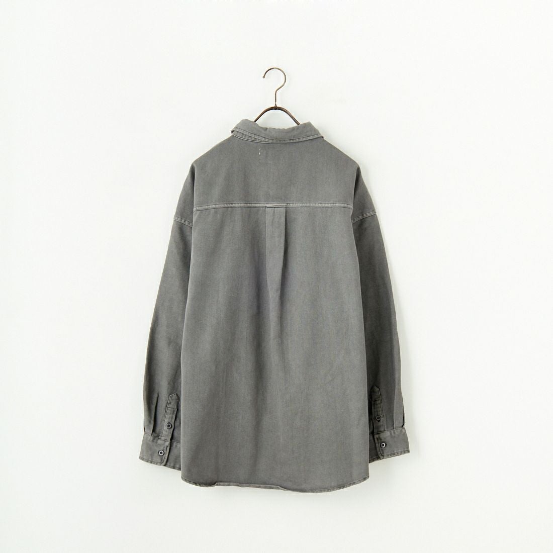 HELLO CALIF [ハローカリフ] ピグメントツイルシャツ [TH-3887] SMOKE