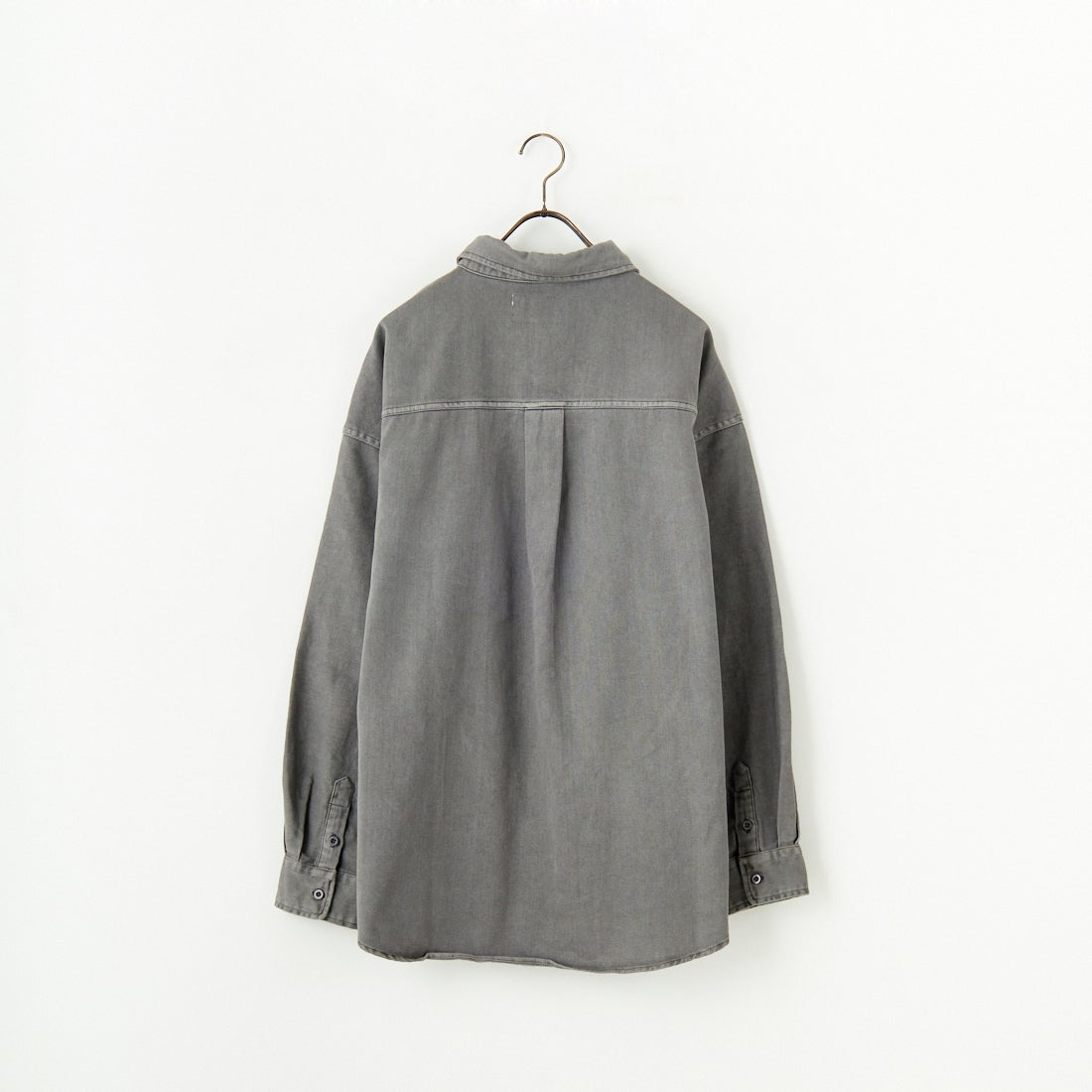 HELLO CALIF [ハローカリフ] ピグメントツイルシャツ [TH-3887] SMOKE