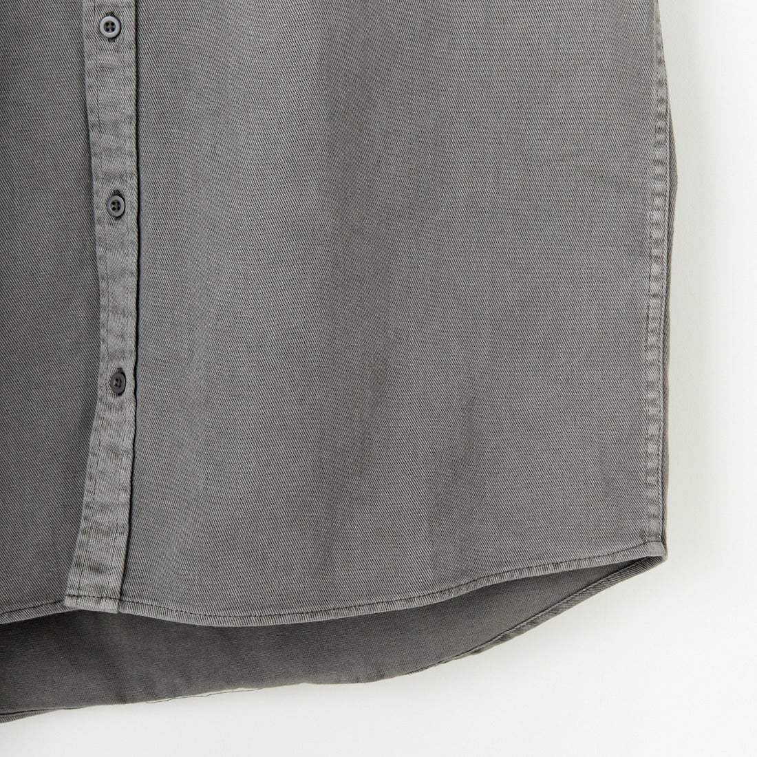 HELLO CALIF [ハローカリフ] ピグメントツイルシャツ [TH-3887] SMOKE