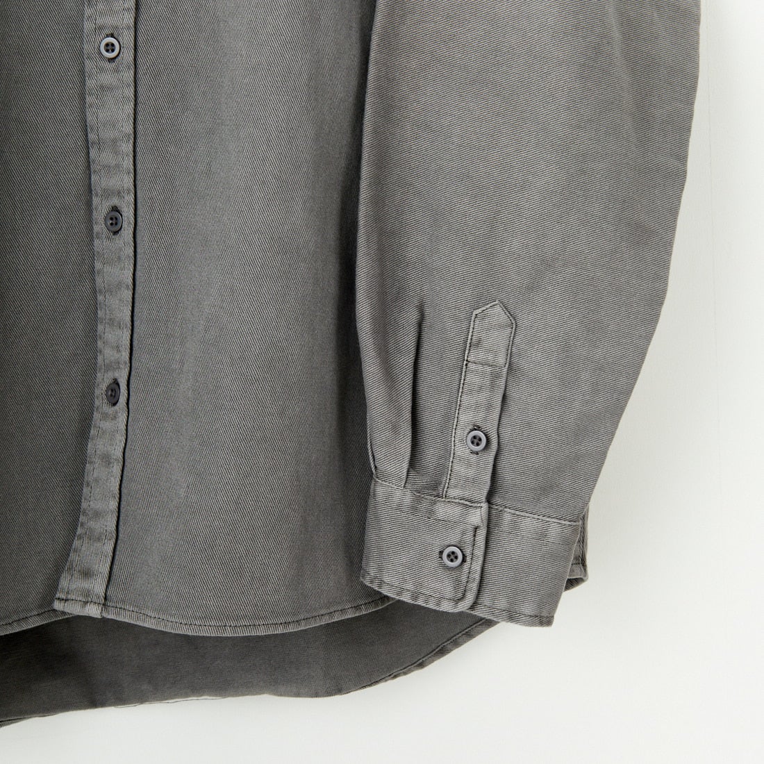 HELLO CALIF [ハローカリフ] ピグメントツイルシャツ [TH-3887] SMOKE