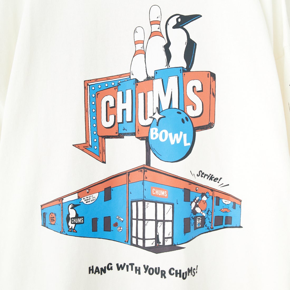 CHUMS [チャムス] ボウルロングスリーブTシャツ [CH11-2514] W001 WHITE