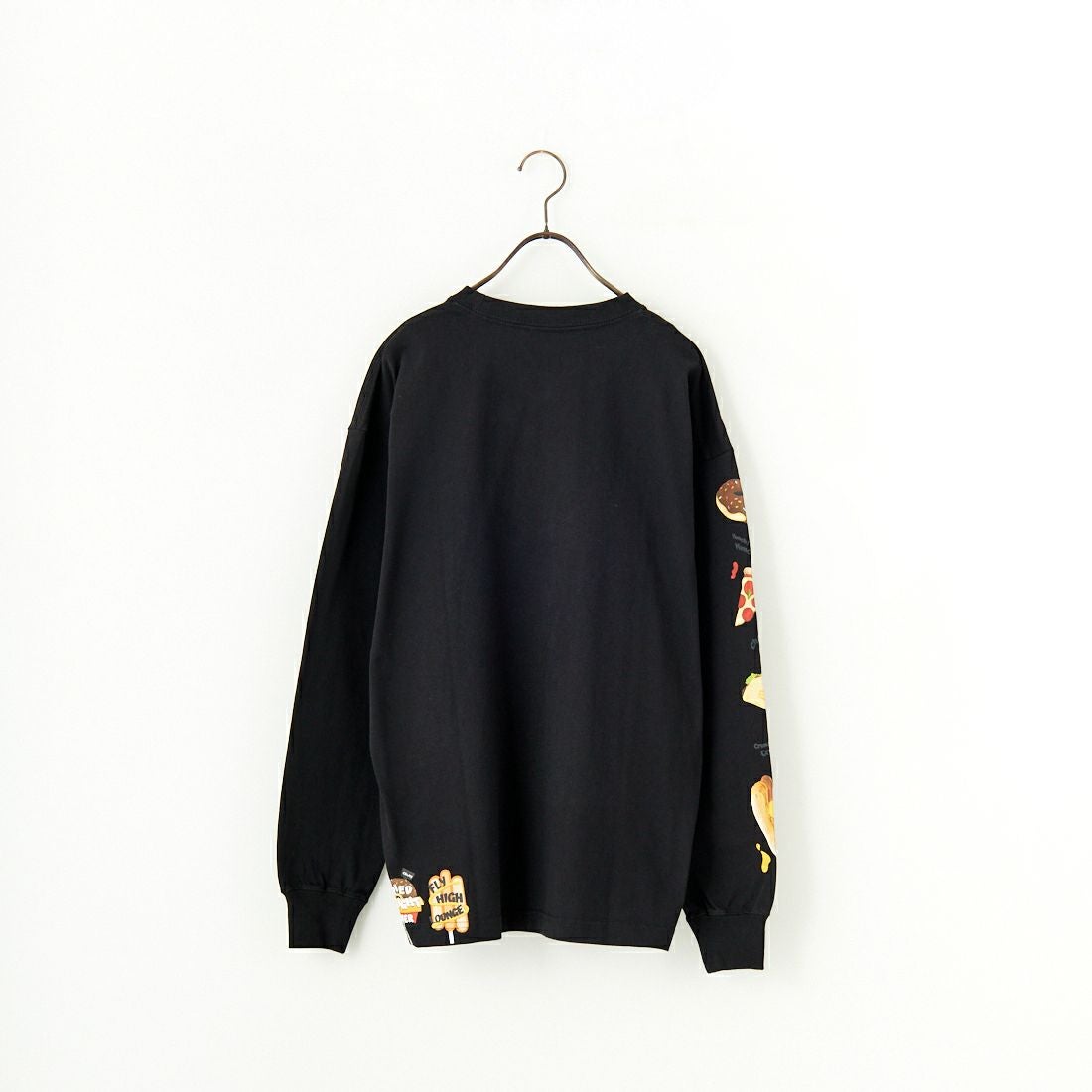 CHUMS [チャムス] ファストフードロングスリーブTシャツ [CH11-2515] K001 BLACK