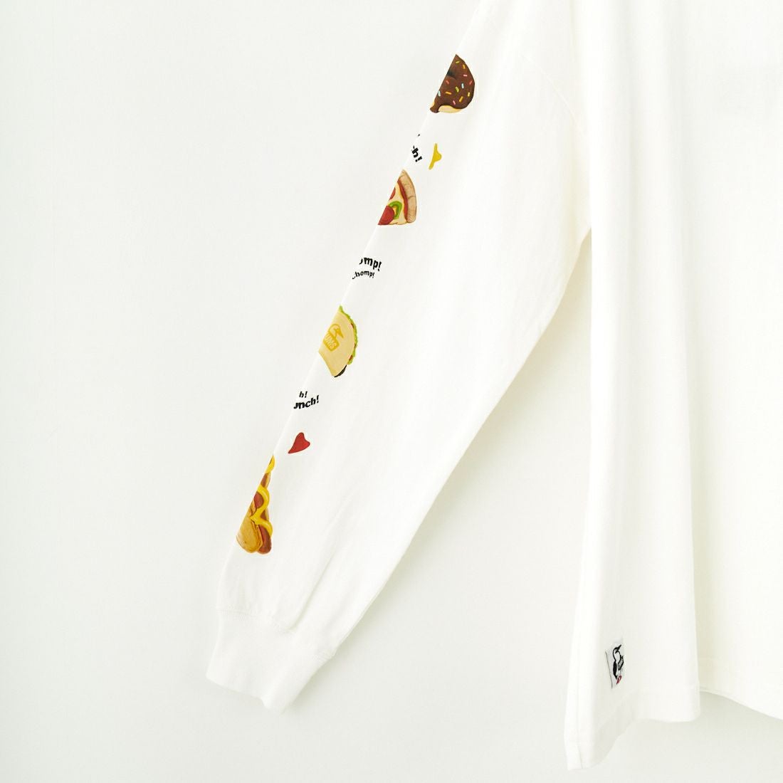 CHUMS [チャムス] ファストフードロングスリーブTシャツ [CH11-2515] W001 WHITE