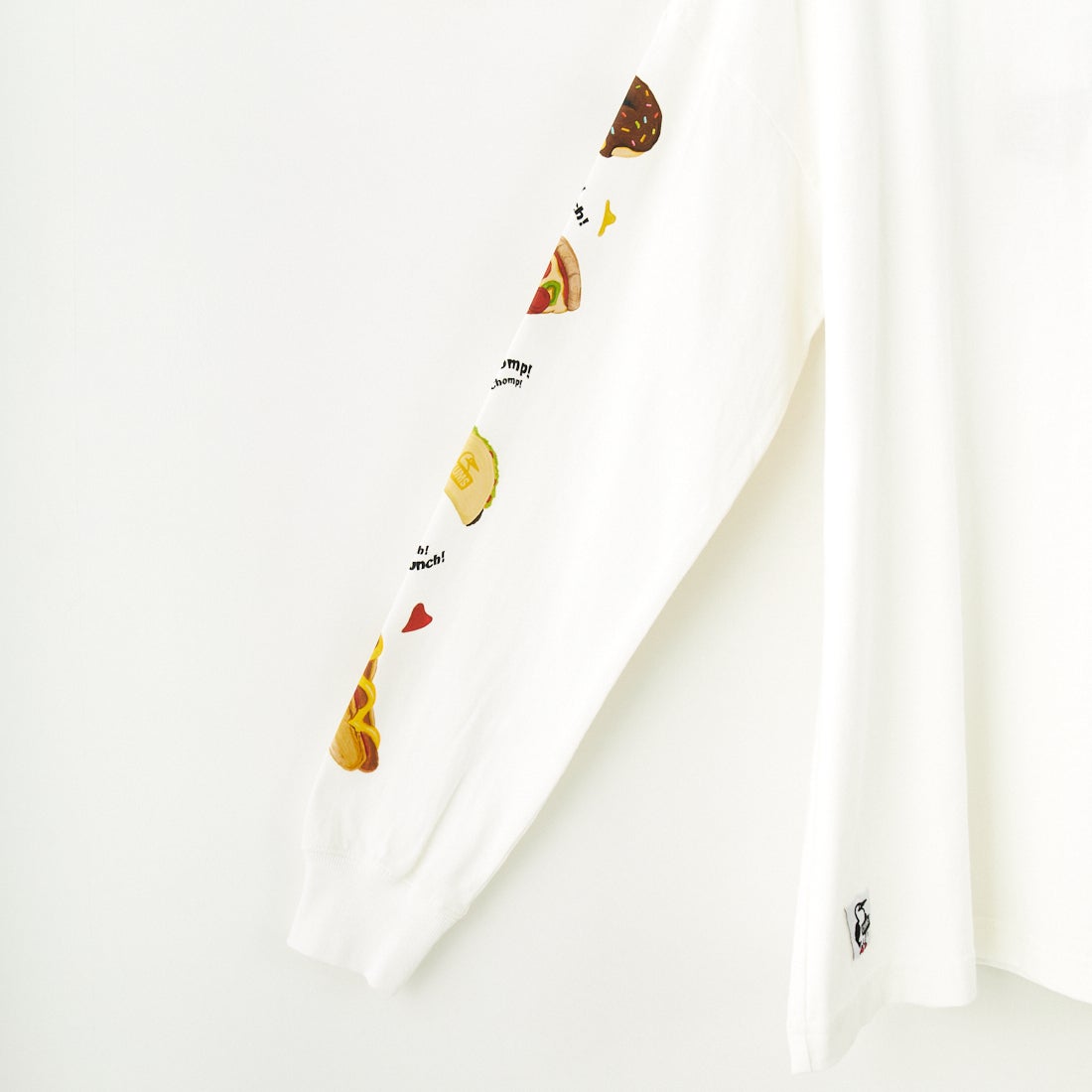 CHUMS [チャムス] ファストフードロングスリーブTシャツ [CH11-2515] W001 WHITE
