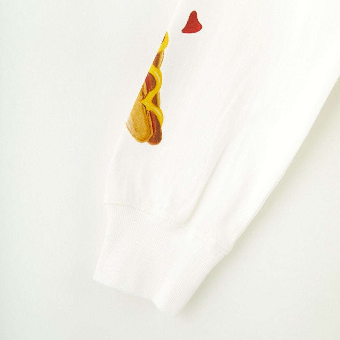CHUMS [チャムス] ファストフードロングスリーブTシャツ [CH11-2515] W001 WHITE