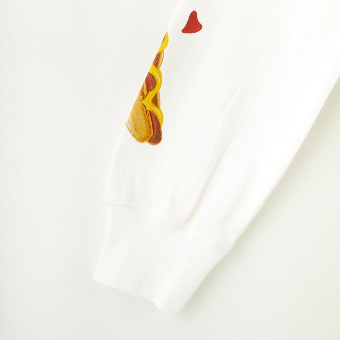 CHUMS [チャムス] ファストフードロングスリーブTシャツ [CH11-2515] W001 WHITE