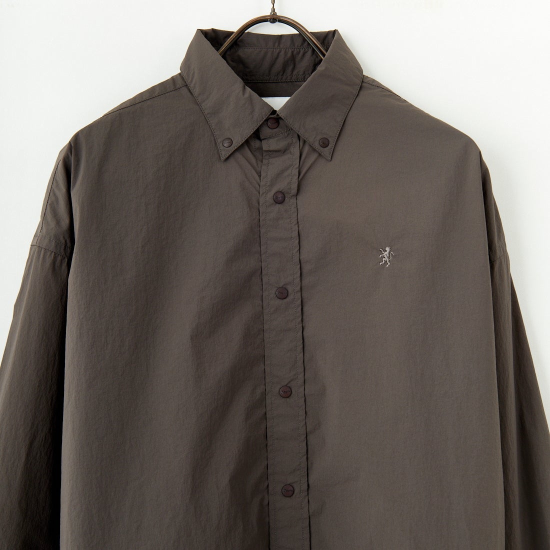 Gymphlex [ジムフレックス] ボタンダウンシャツジャケット [GY-B0375DNT] CHARCOAL