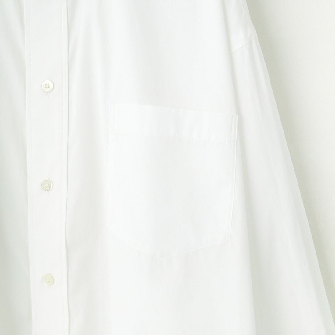 TICCA [ティッカ] スクエアビッグシャツ [TBES-011] WHITE