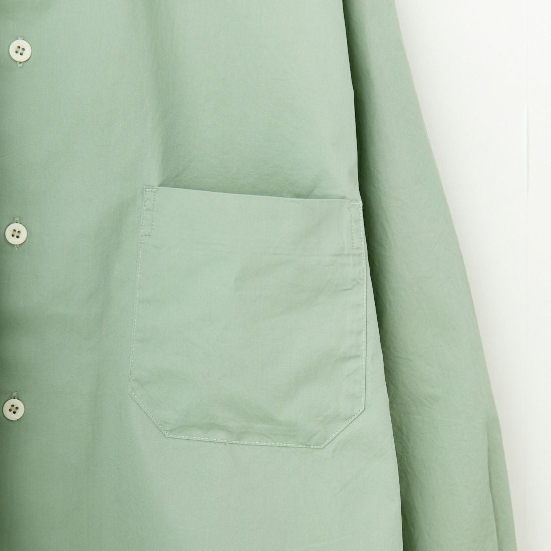 ARMY TWILL SANFORIZED [アーミーツイル サンフォライズド] ライトツイル ユーティリティシャツ [AM-2517002] GREEN