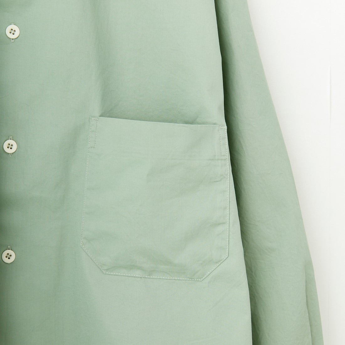 ARMY TWILL SANFORIZED [アーミーツイル サンフォライズド] ライトツイル ユーティリティシャツ [AM-2517002] GREEN