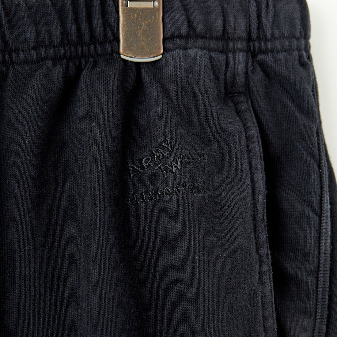 ARMY TWILL SANFORIZED [アーミーツイル サンフォライズド] ヘビージャージーパンツ [AM-2515005] BLACK