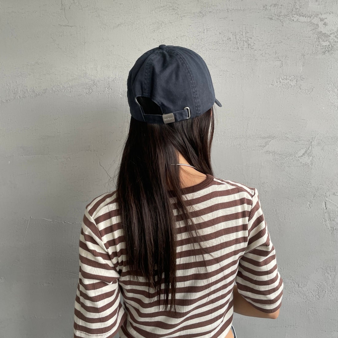 Barbour [バブアー] Cascade sports コットン6パネル キャップ [MHA0274] NAVY