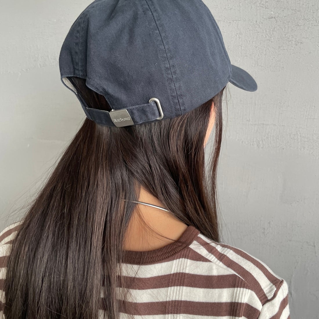 Barbour [バブアー] Cascade sports コットン6パネル キャップ [MHA0274] NAVY