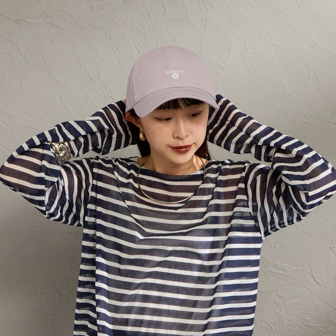 Barbour [バブアー] Cascade sports コットン6パネル キャップ [MHA0274] HEATHER MI