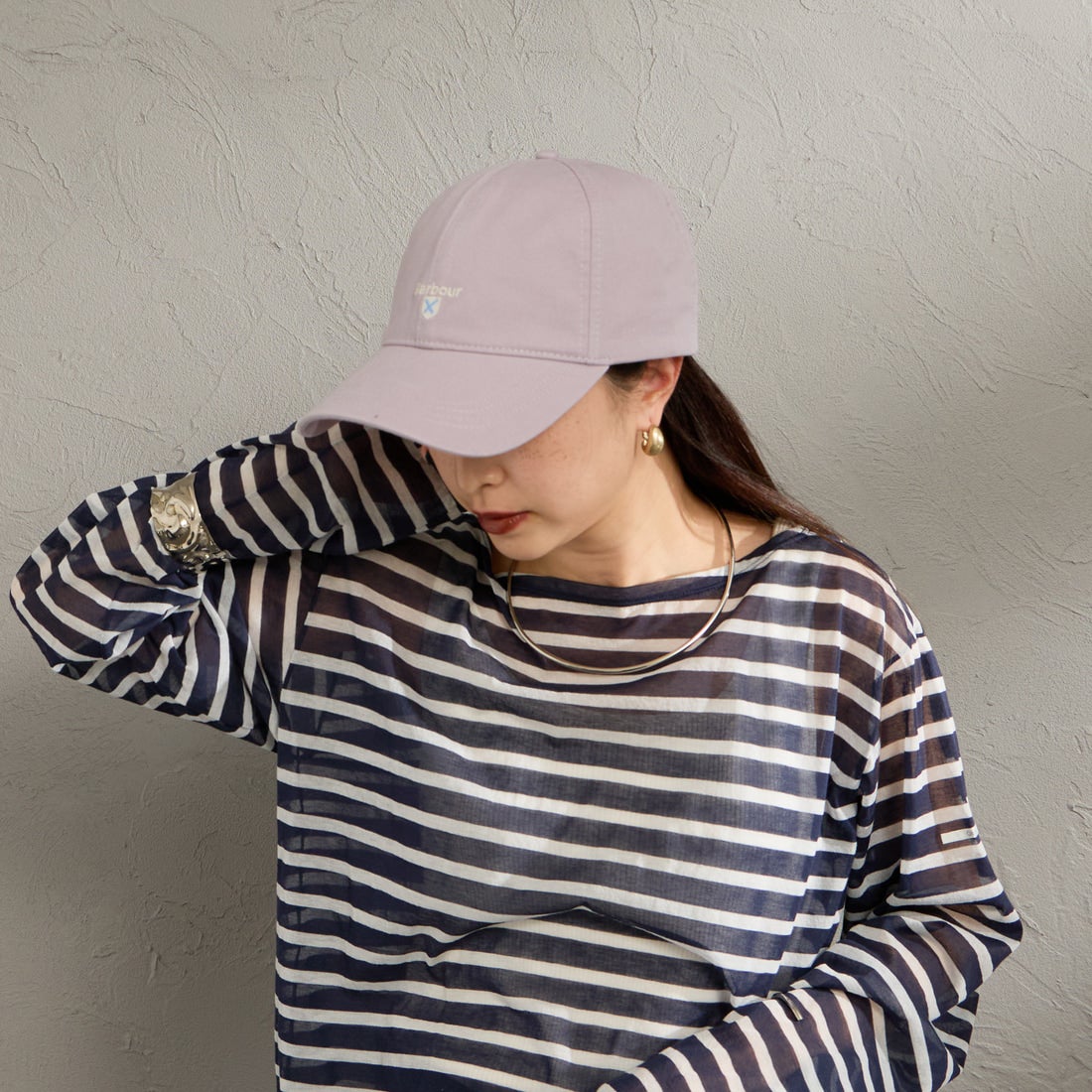 Barbour [バブアー] Cascade sports コットン6パネル キャップ [MHA0274] HEATHER MI