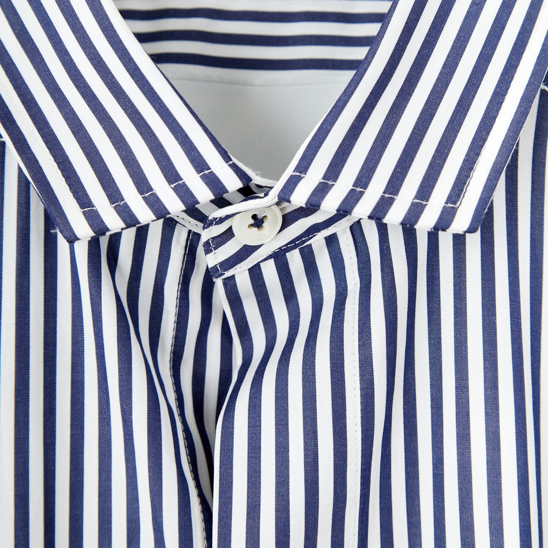 TICCA [ティッカ] テント半袖シャツワンピース [TBES-016] NVY STRIPE