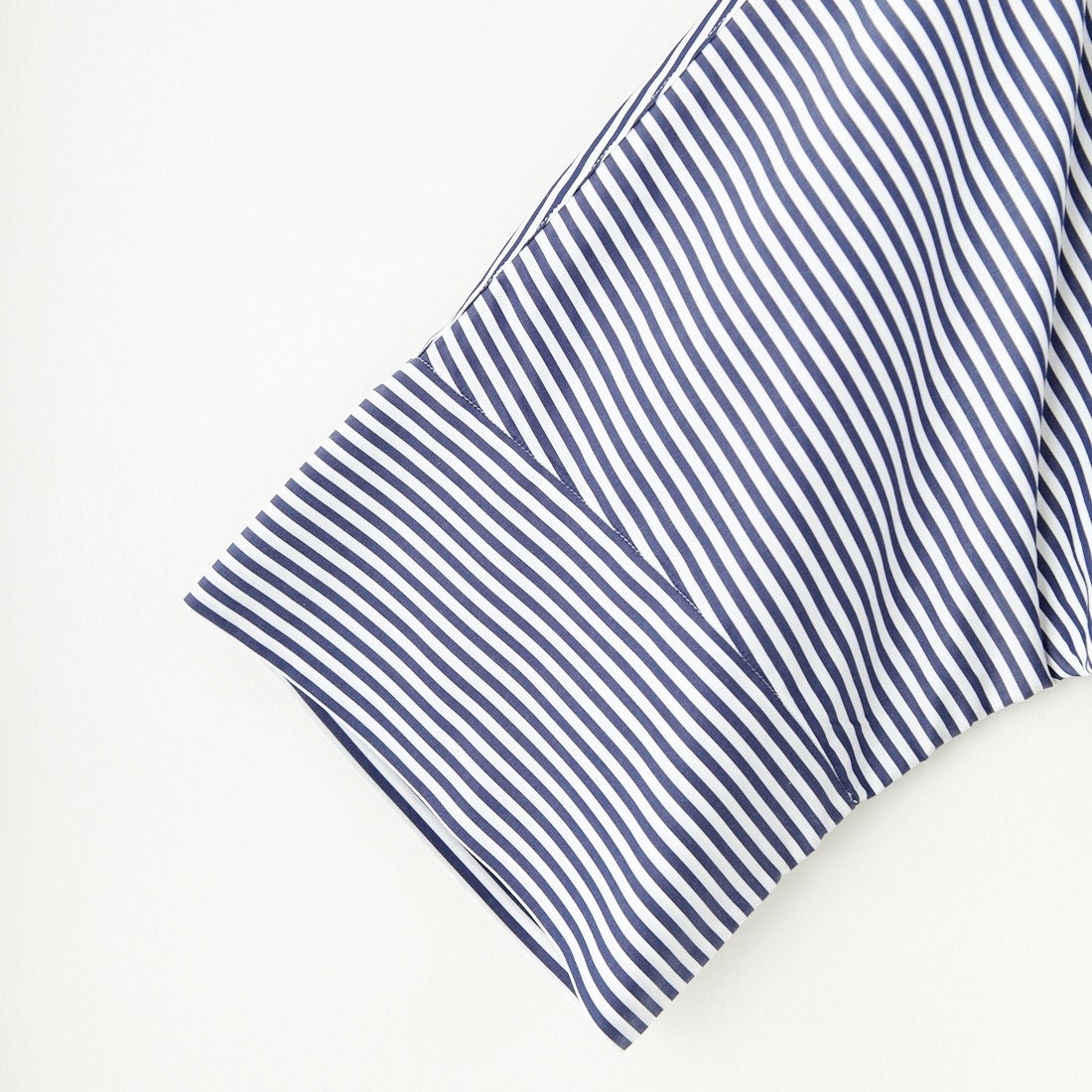 TICCA [ティッカ] テント半袖シャツワンピース [TBES-016] NVY STRIPE