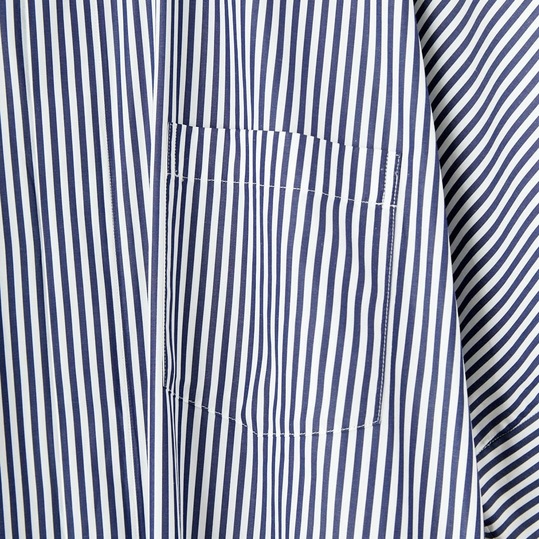 TICCA [ティッカ] テント半袖シャツワンピース [TBES-016] NVY STRIPE