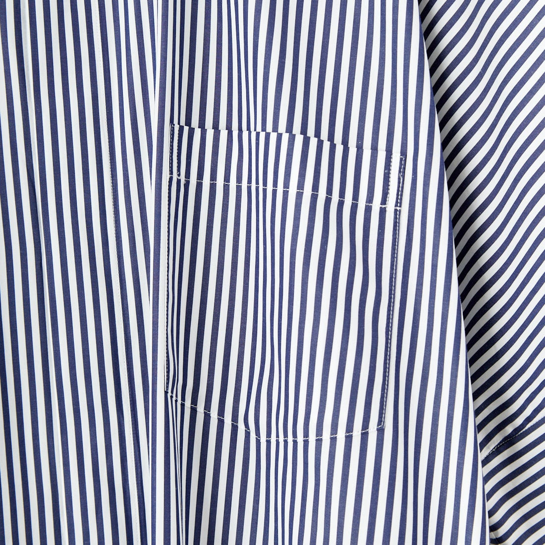 TICCA [ティッカ] テント半袖シャツワンピース [TBES-016] NVY STRIPE