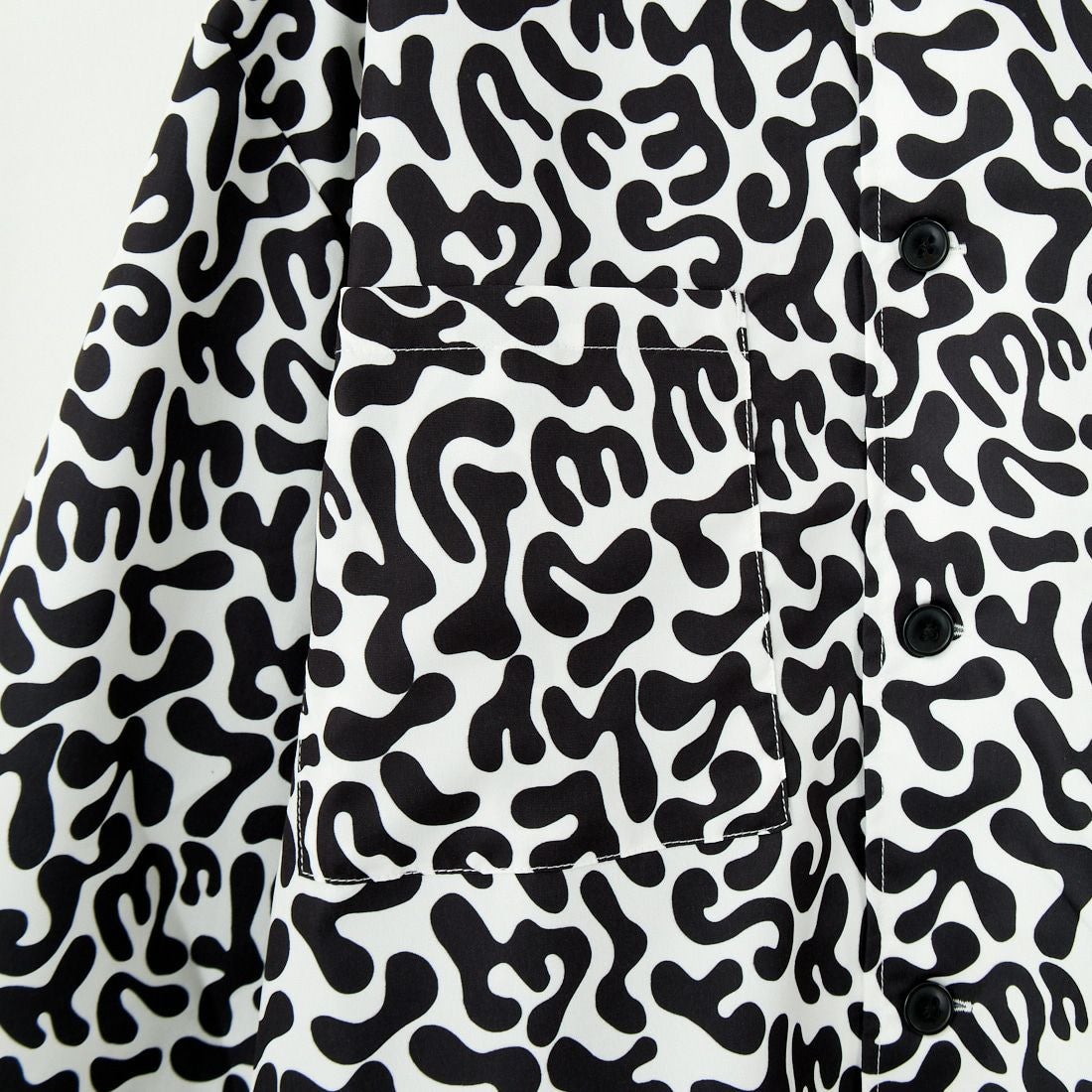 Jeans Factory Clothes [ジーンズファクトリークローズ] バクテリアカモ柄シャツ [TH-3881] WHITE