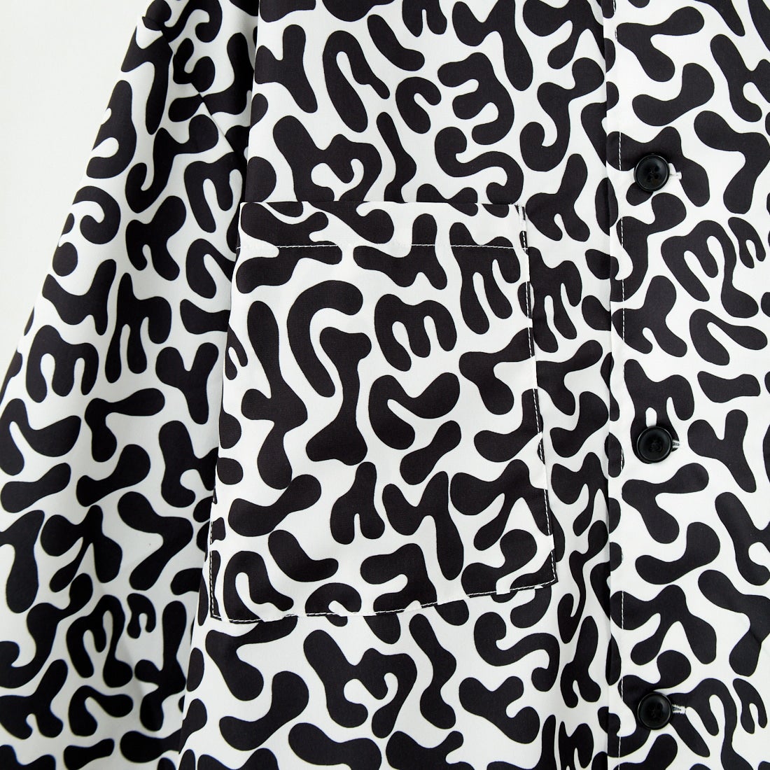 Jeans Factory Clothes [ジーンズファクトリークローズ] バクテリアカモ柄シャツ [TH-3881] WHITE