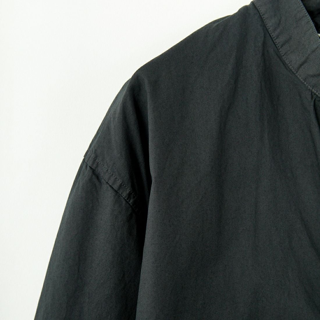 STILL BY HAND [スティルバイハンド] ガーメントダイ オーバーシャツ [SH03251] GREEN CHAR