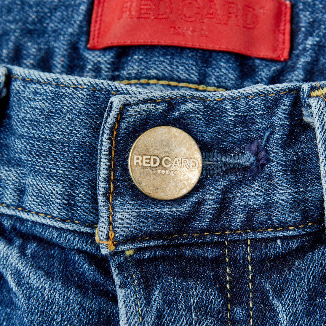 RED CARD TOKYO [レッドカード トーキョー] Rhythm+ スリムテーパードデニム [12M86801CMD] CLEAN MID