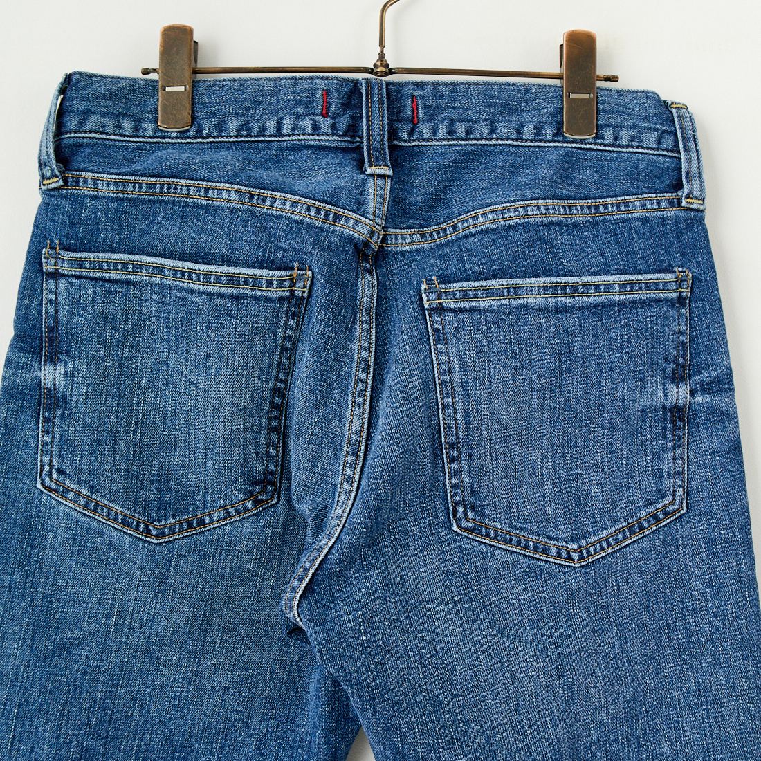 RED CARD TOKYO [レッドカード トーキョー] Rhythm+ スリムテーパードデニム [12M86801CMD] CLEAN MID